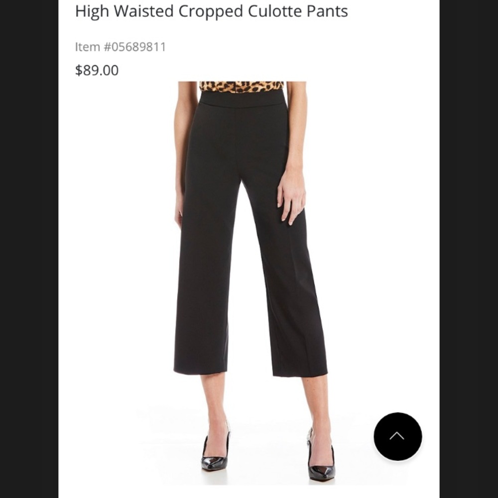 Vince Camuto High Waisted Culotte Pants